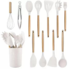 Kit de Utensílios Silicone Branco - Imagem 2