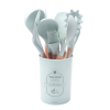 Kit de Utensílios Silicone Branco